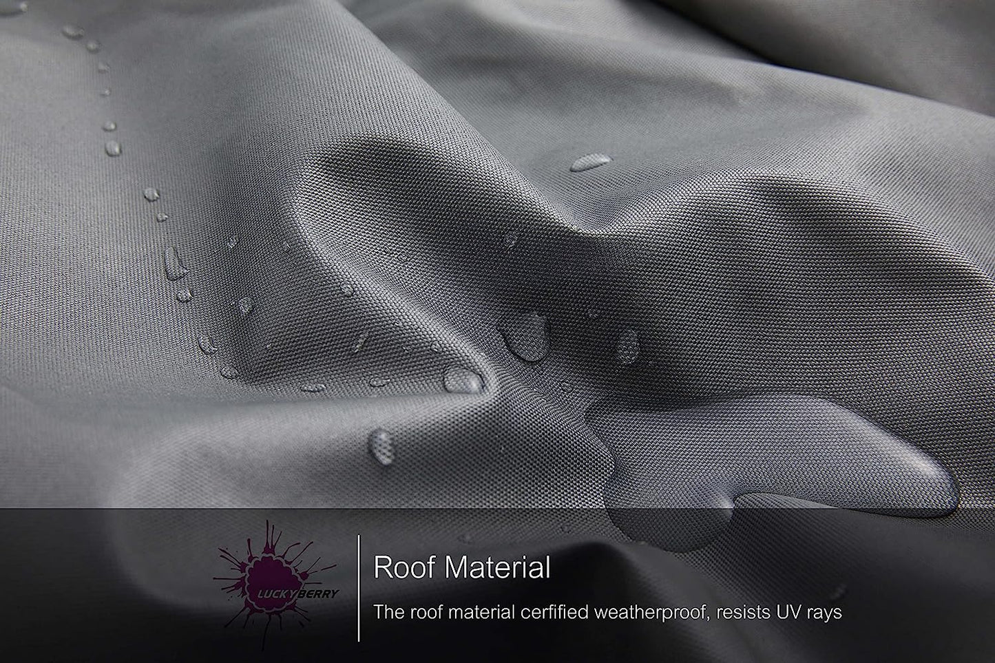 Luckyberry 10' X 12' Outdoor Retractable Pergola with Sun Shade Canopy